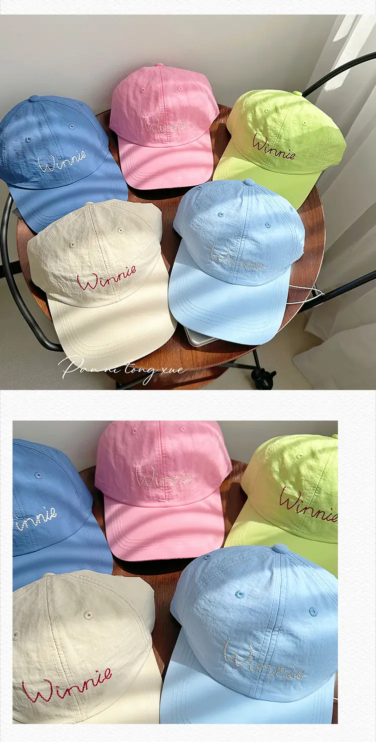 Men Blue Embroidered Cap Winnie Design — feature 25