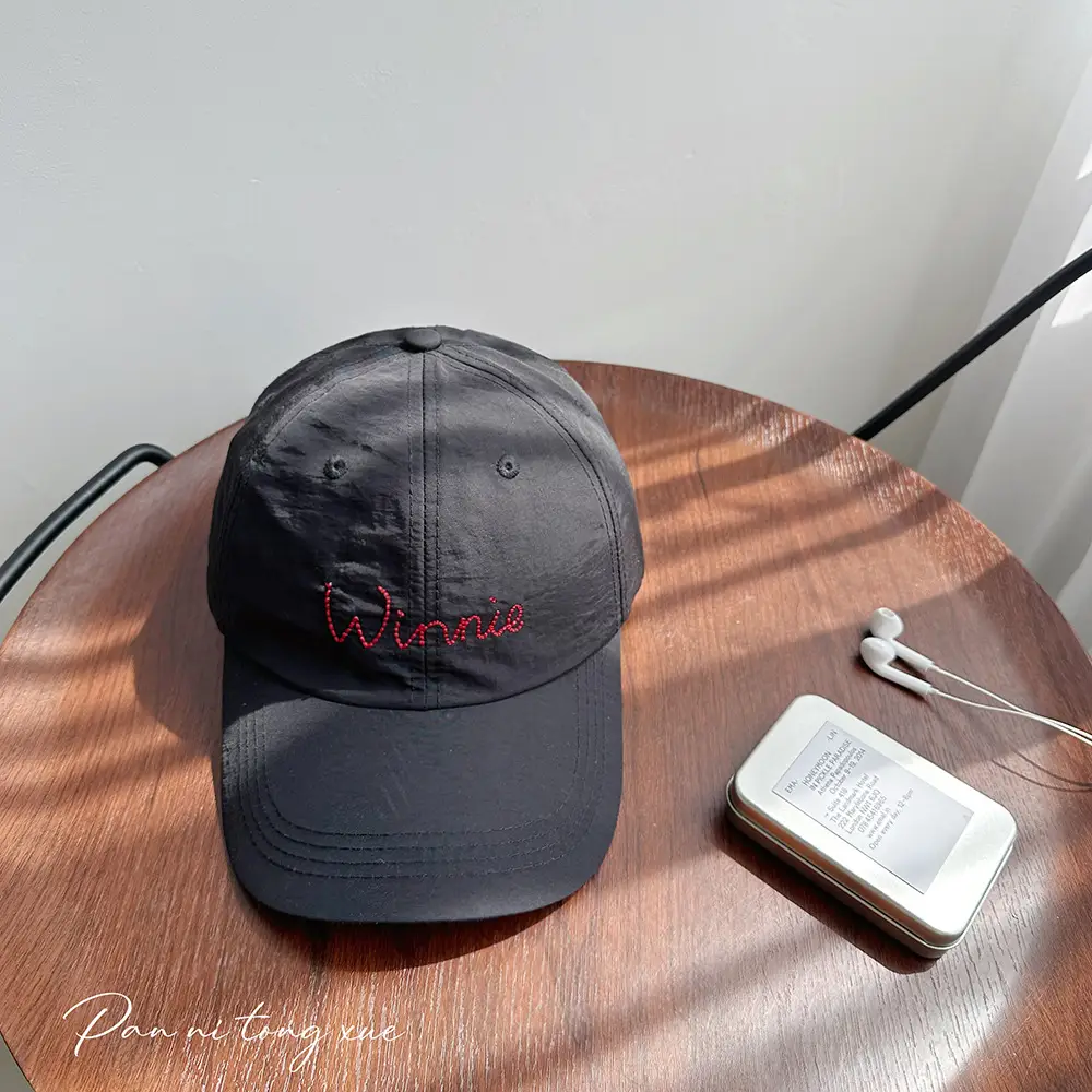 Men Blue Embroidered Cap Winnie Design - Image 2