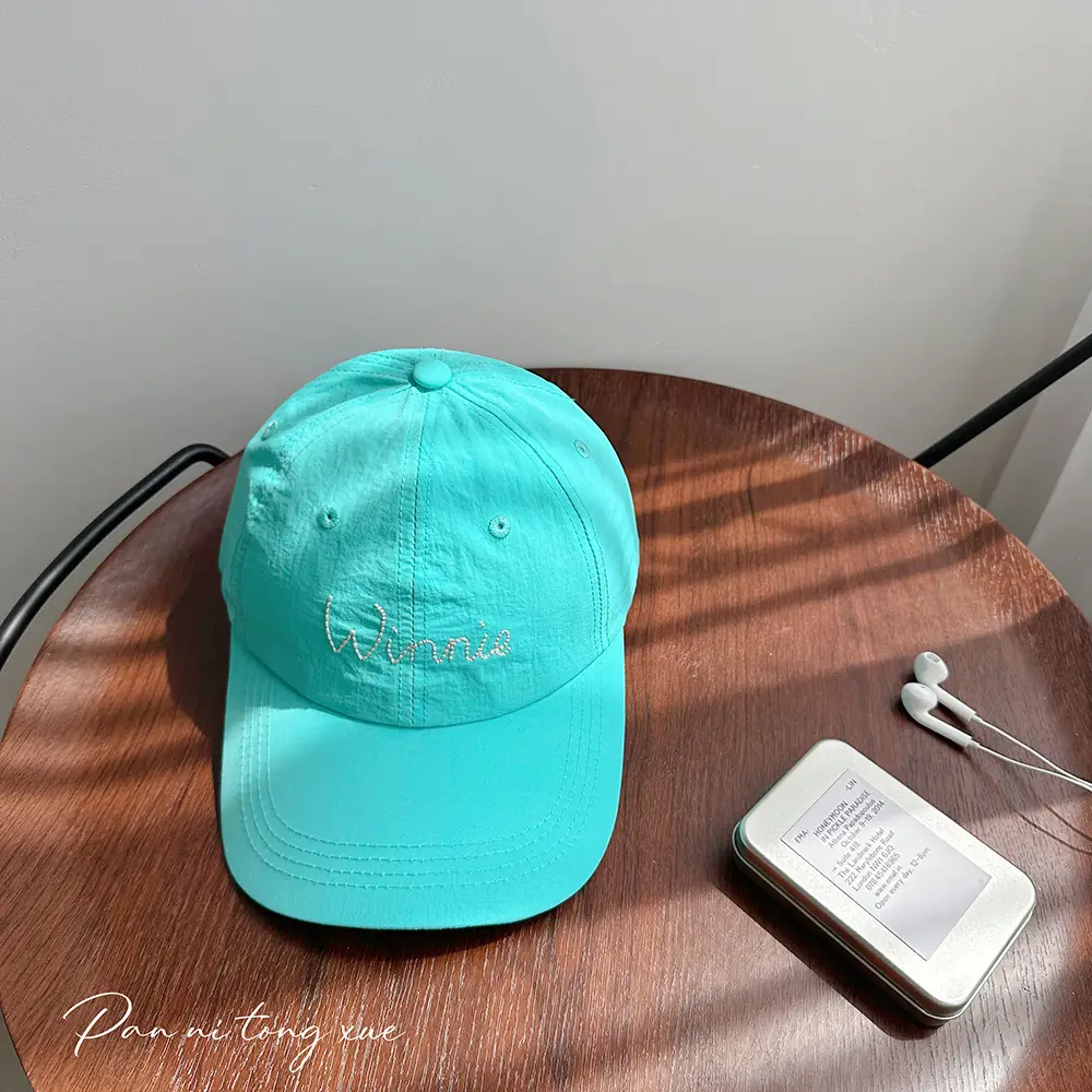 Men Blue Embroidered Cap Winnie Design - Image 3