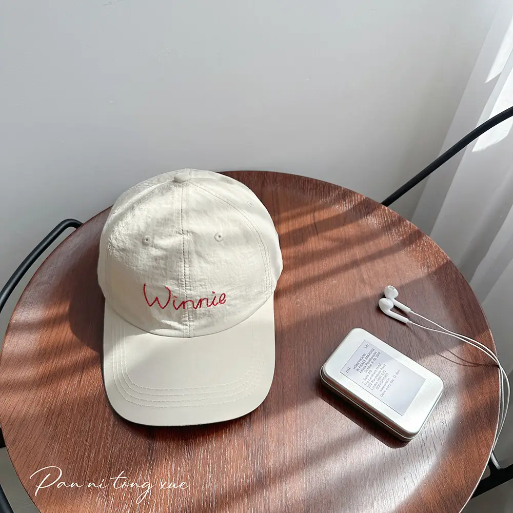 Men Blue Embroidered Cap Winnie Design - Image 4