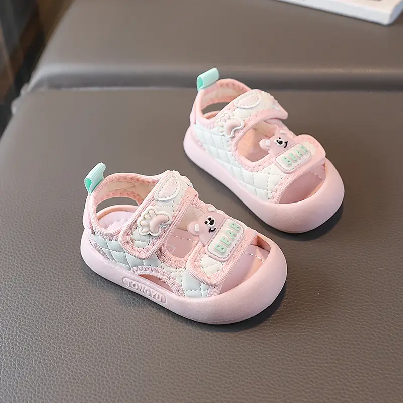 Velcro Baby Shoes for Girls 1-3Yrs Soft Sole Beach