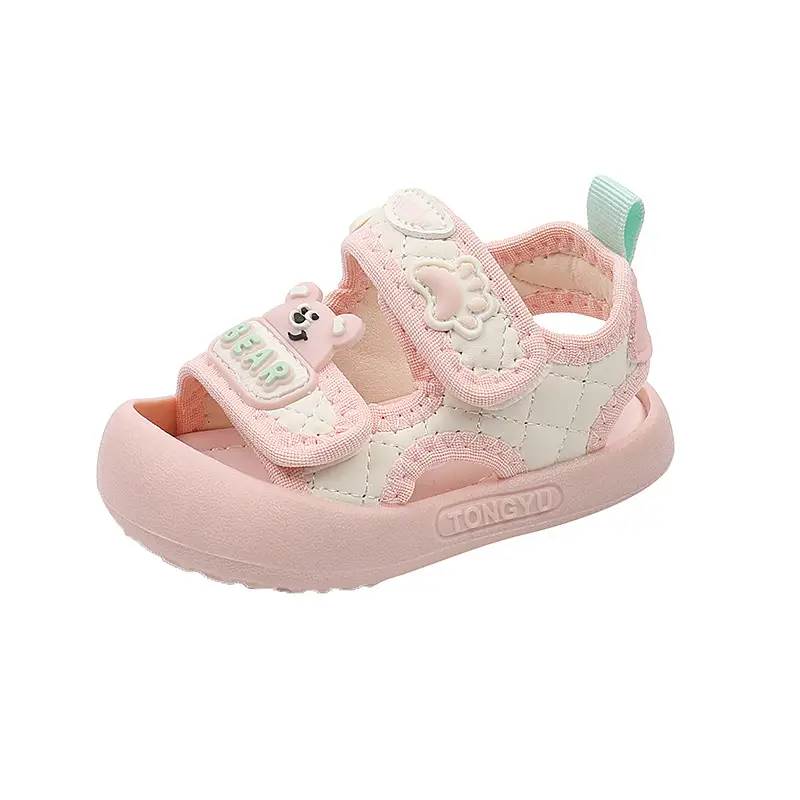 Velcro Baby Shoes for Girls 1-3Yrs Soft Sole Beach