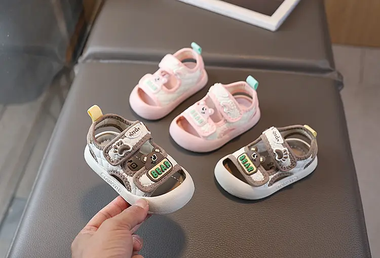 Velcro Baby Shoes for Girls 1-3Yrs Soft Sole Beach — feature 1