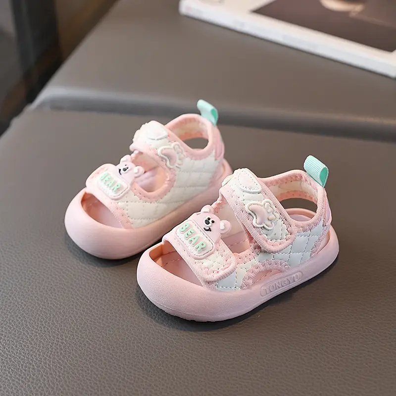 Velcro Baby Shoes for Girls 1-3Yrs Soft Sole Beach