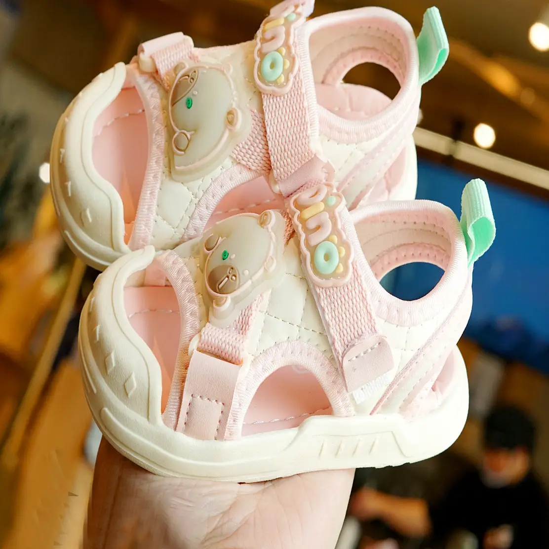 Toddler Sandals 1-2Yr Soft Sole Non-Slip Lighting