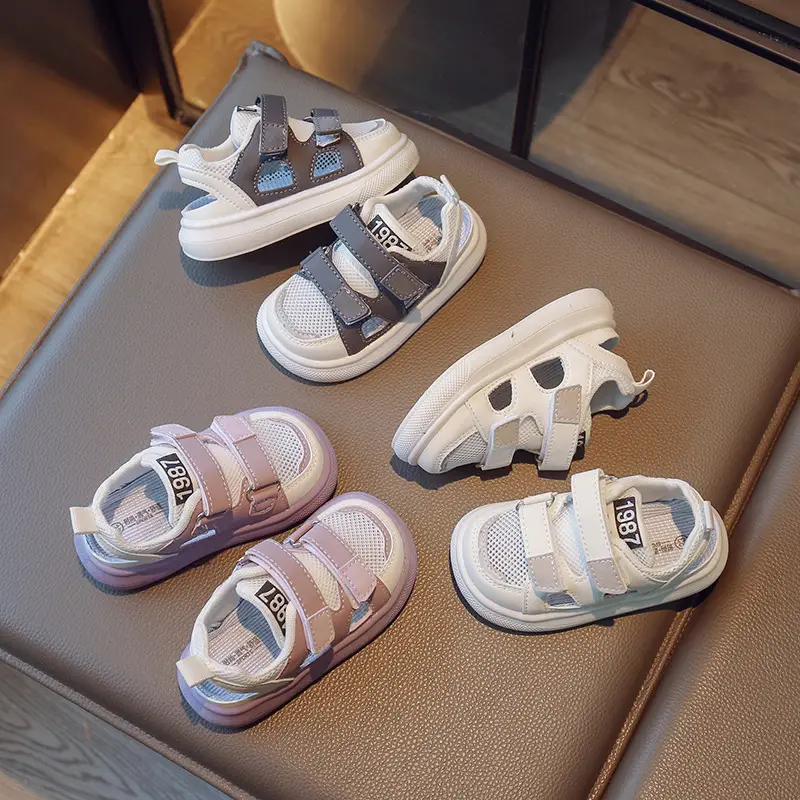 Children's 2025 Semi-Sandals Breathable Mesh Summer