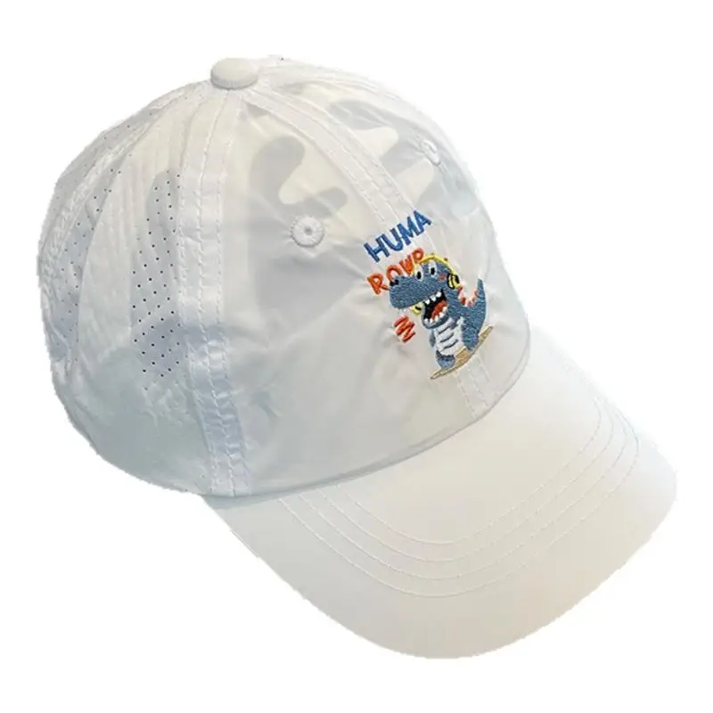 Kids Korean Hat White Blue Quick Dry All Match - Image 11