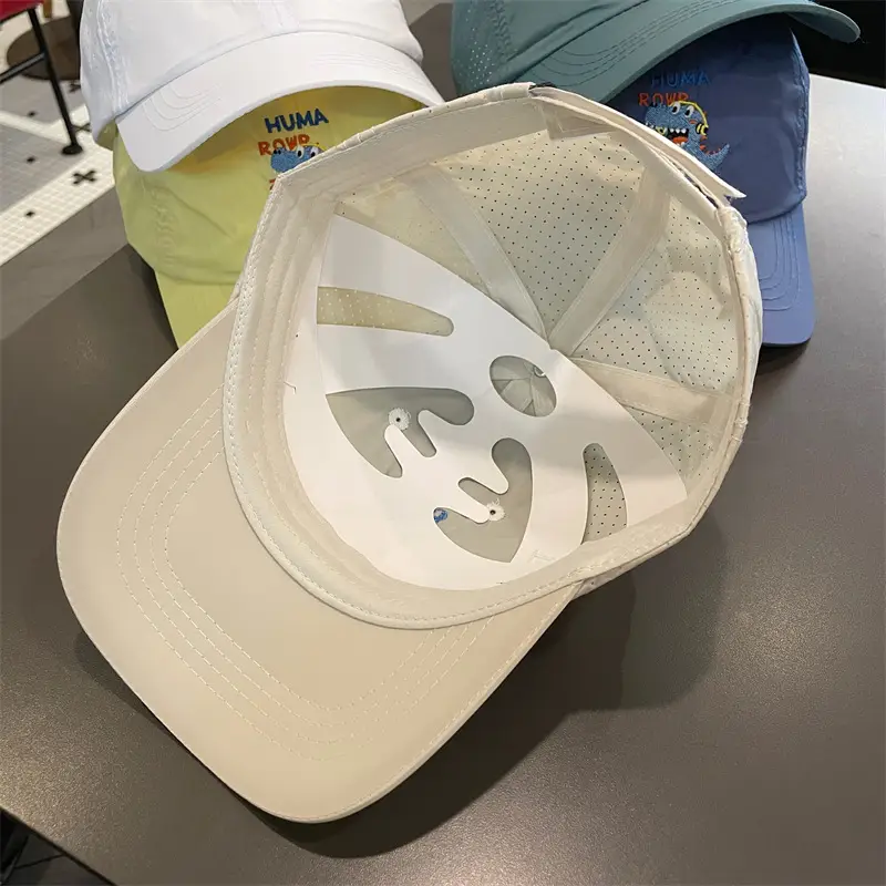 Kids Korean Hat White Blue Quick Dry All Match — feature 14