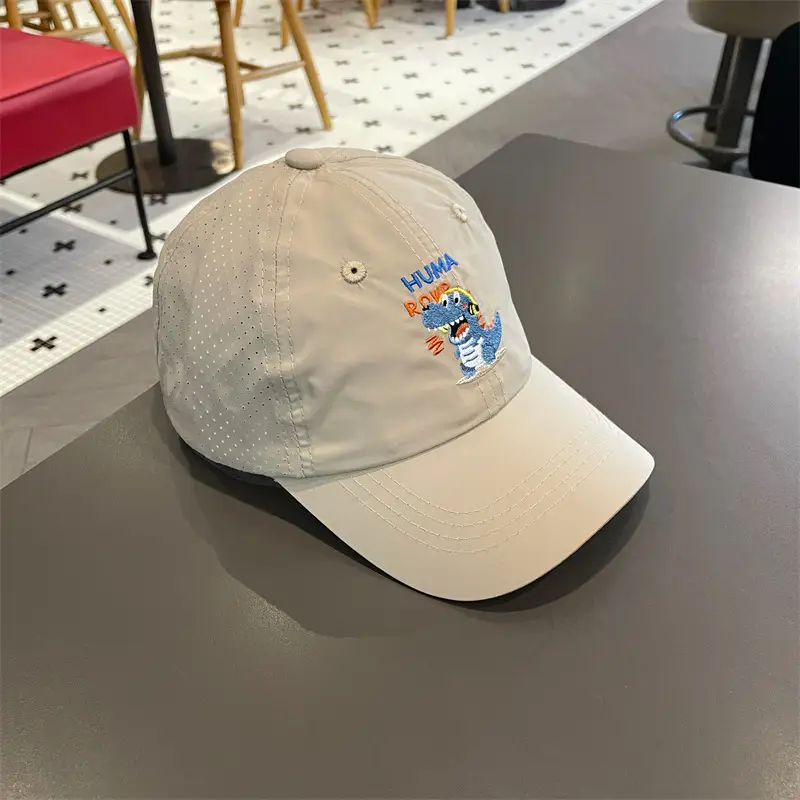 Kids Korean Hat White Blue Quick Dry All Match - Image 6