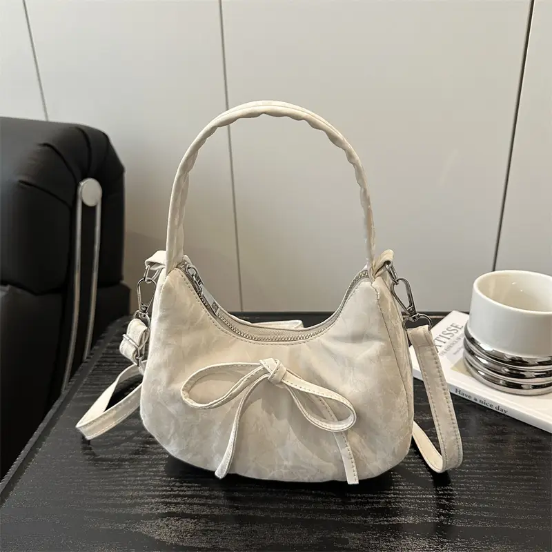 Pink Bow Shoulder Bag for Women — feature 15