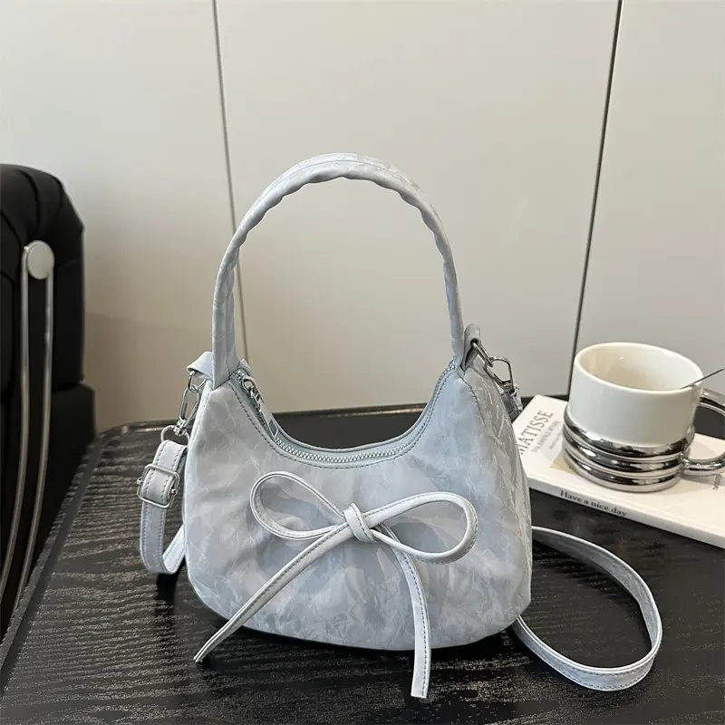 Pink Bow Shoulder Bag for Women — feature 17