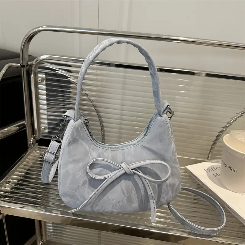 Pink Bow Shoulder Bag for Women — feature 18