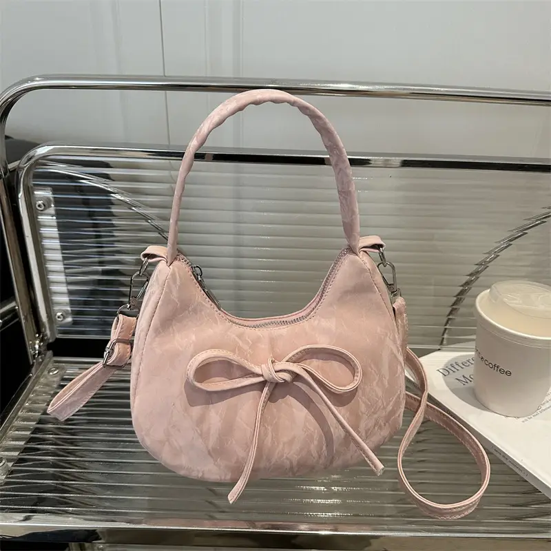 Pink Bow Shoulder Bag for Women — feature 20