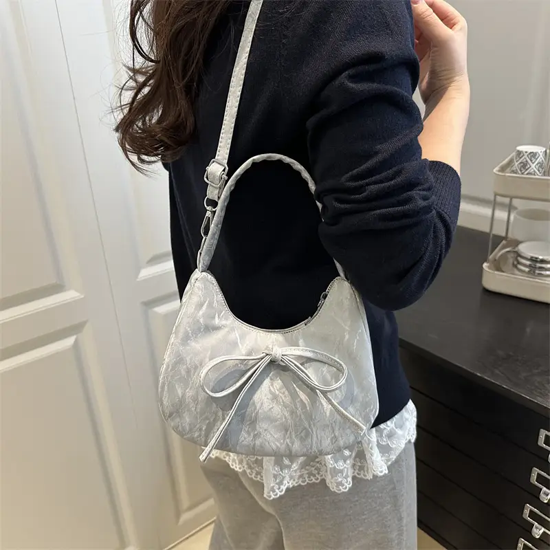 Pink Bow Shoulder Bag for Women — feature 25