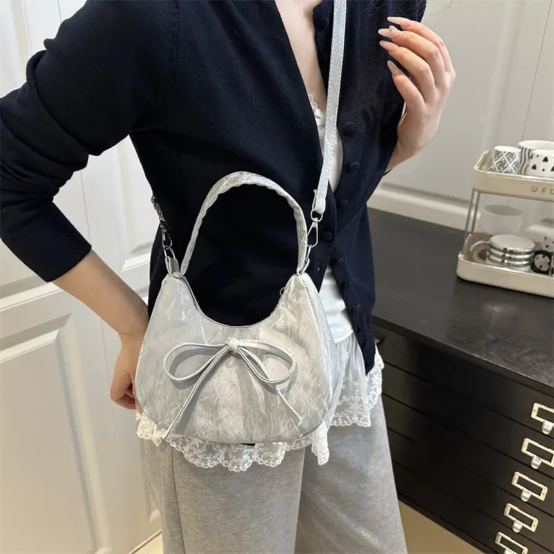 Pink Bow Shoulder Bag for Women — feature 26