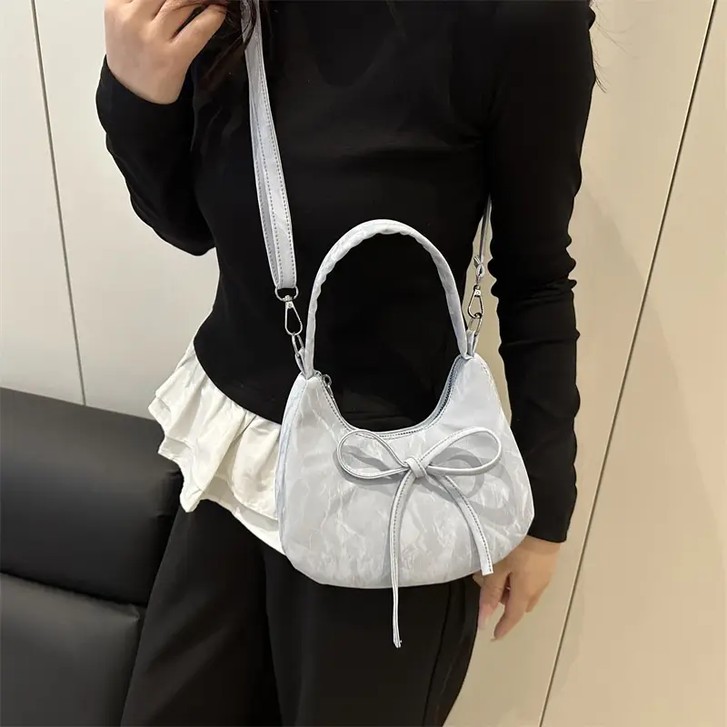 Pink Bow Shoulder Bag for Women — feature 30
