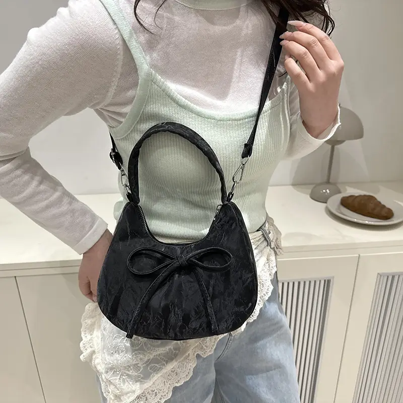 Pink Bow Shoulder Bag for Women — feature 31