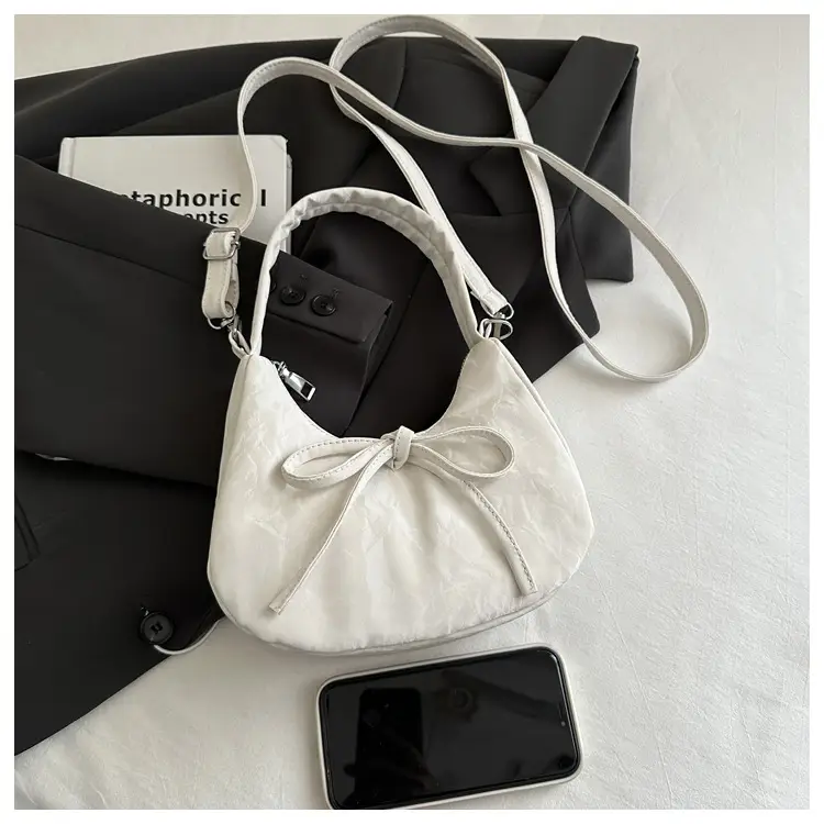 Pink Bow Shoulder Bag for Women — feature 5