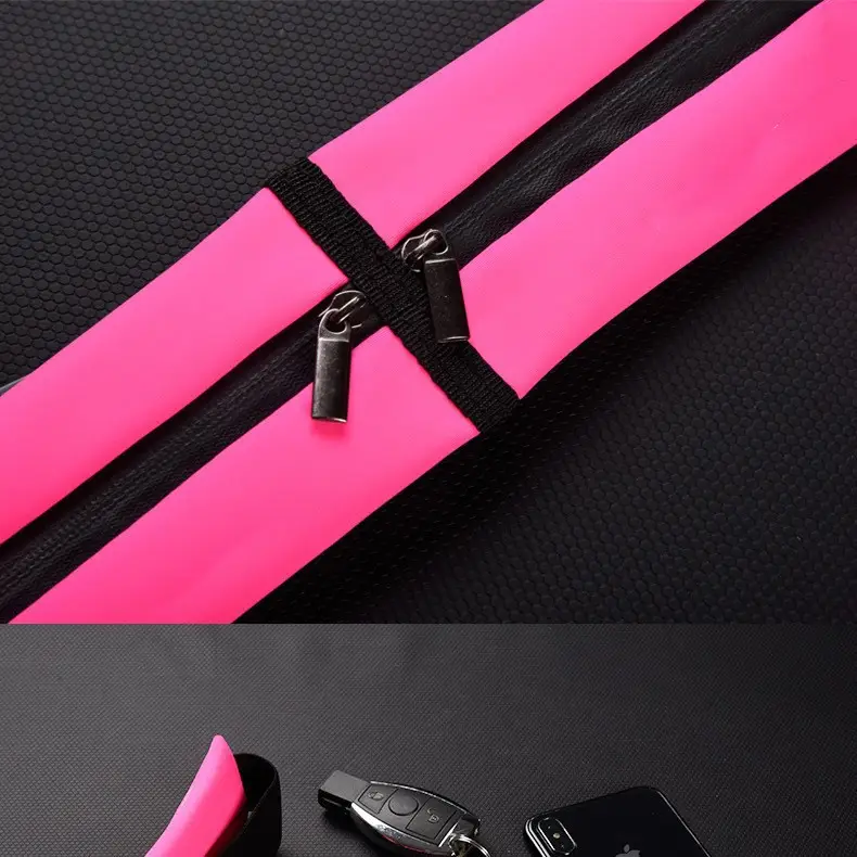 Pink Gym Waist Bag with Adjustable Straps - Image 10