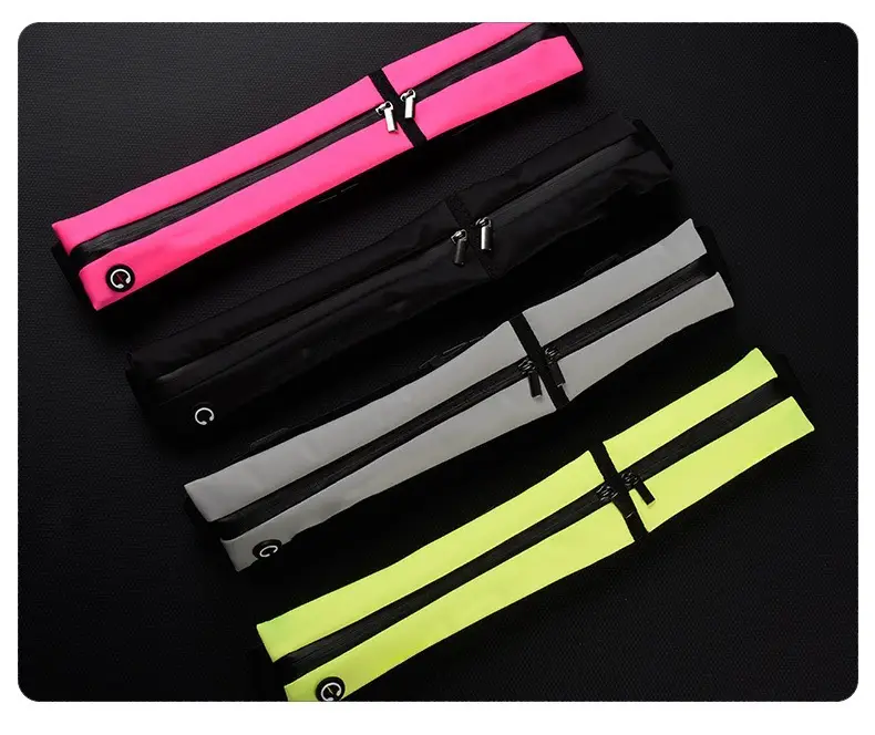 Pink Gym Waist Bag with Adjustable Straps - Image 4