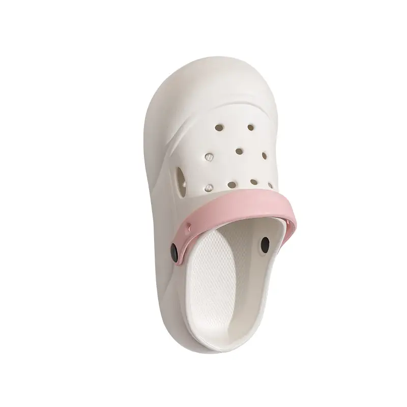 Women's High Heel Thick Sole Cave Shoes Women's New Non-Slip Beach Heightened Baotou Sandals Slippers Women's Summer Outer Wear - Image 7