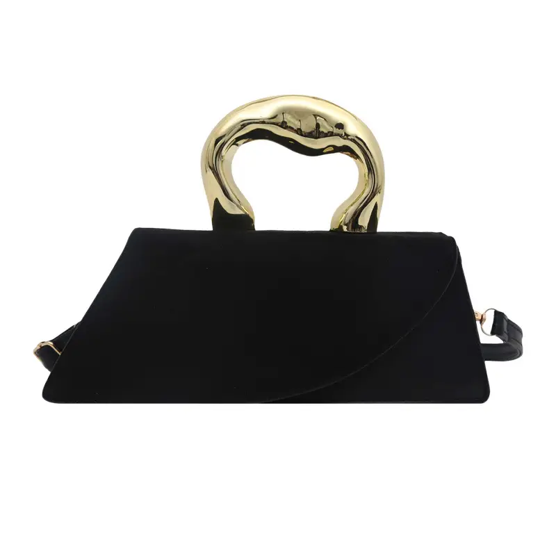 Luxury Gold Handle Shoulder Bag for Women - Image 10