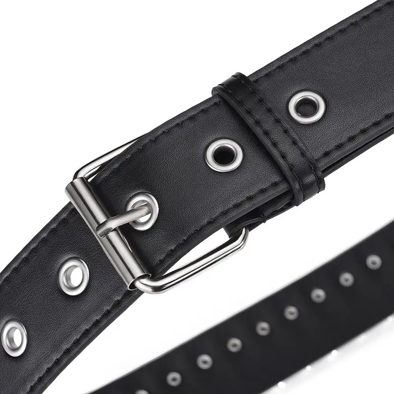 Brown Retro Bullet Belt for Women Men — feature 5
