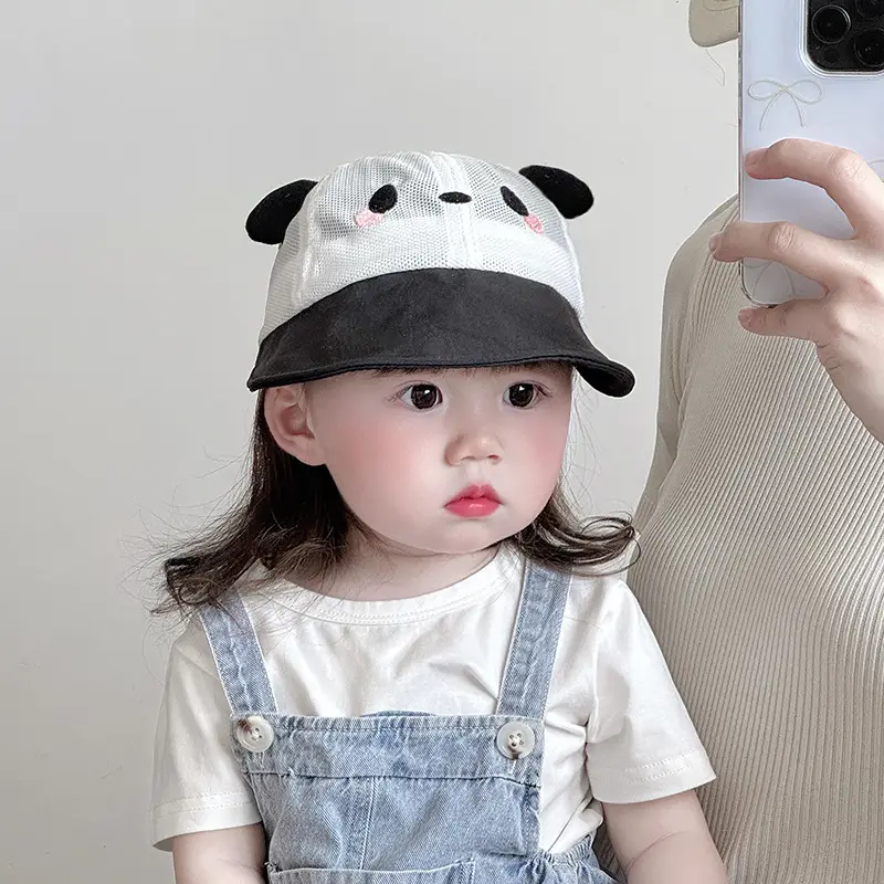 Pink Bunny Hat for Boys Summer Sunshade Cap - Image 5