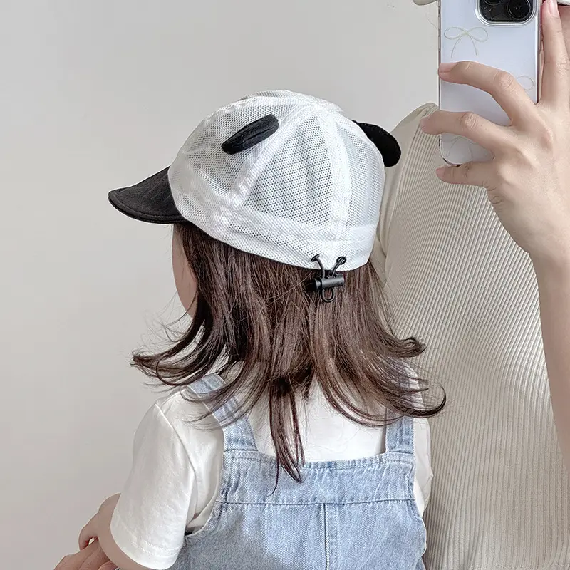 Pink Bunny Hat for Boys Summer Sunshade Cap - Image 6