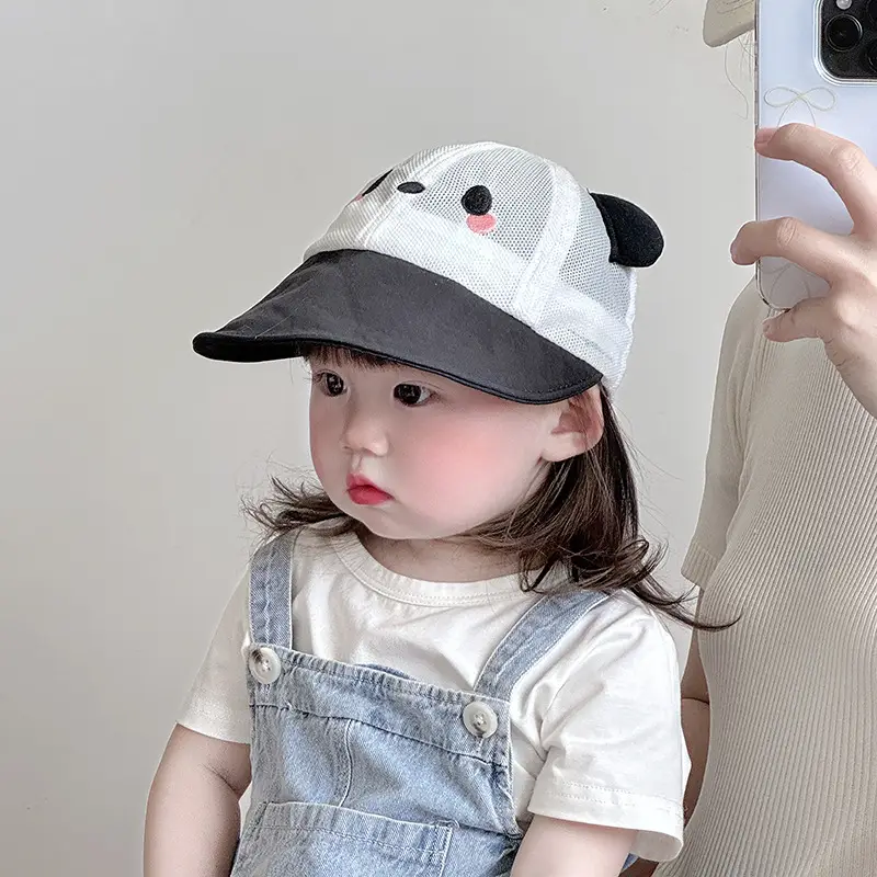 Pink Bunny Hat for Boys Summer Sunshade Cap - Image 7