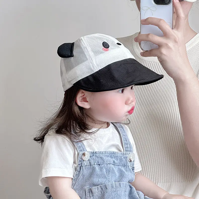 Pink Bunny Hat for Boys Summer Sunshade Cap - Image 8