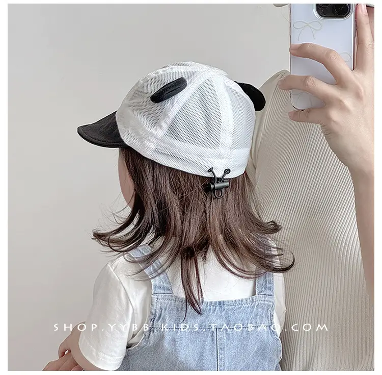 Pink Bunny Hat for Boys Summer Sunshade Cap — feature 2