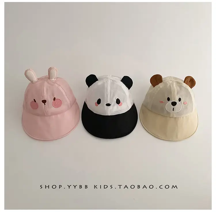 Pink Bunny Hat for Boys Summer Sunshade Cap — feature 6
