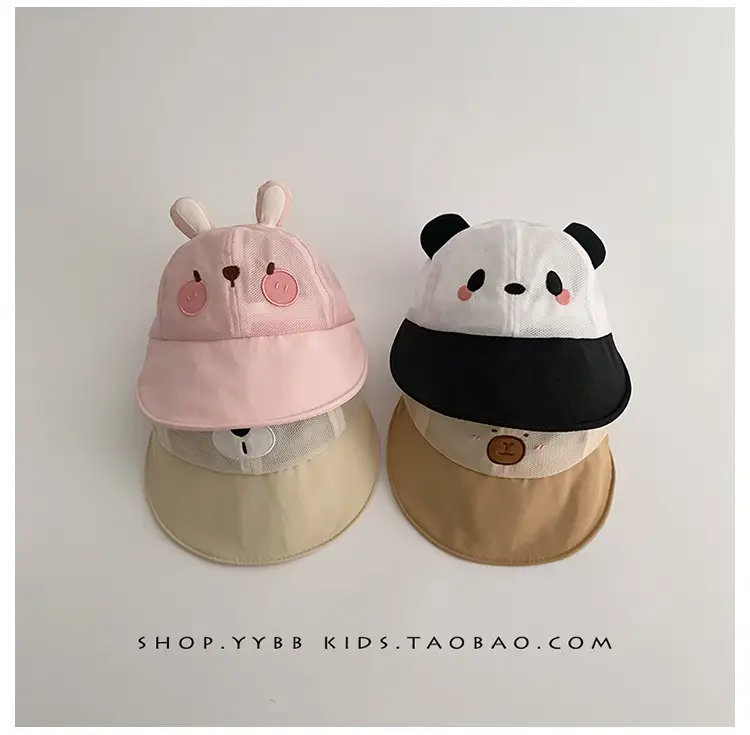 Pink Bunny Hat for Boys Summer Sunshade Cap — feature 8