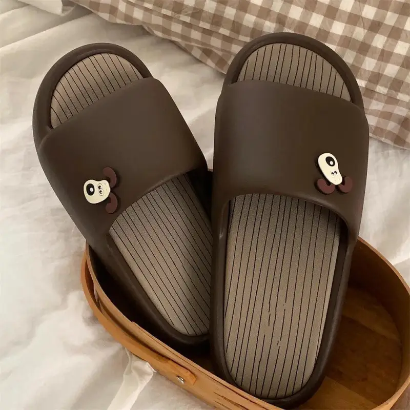 Brown Non-Slip Slippers for Men Women Summer - Image 6