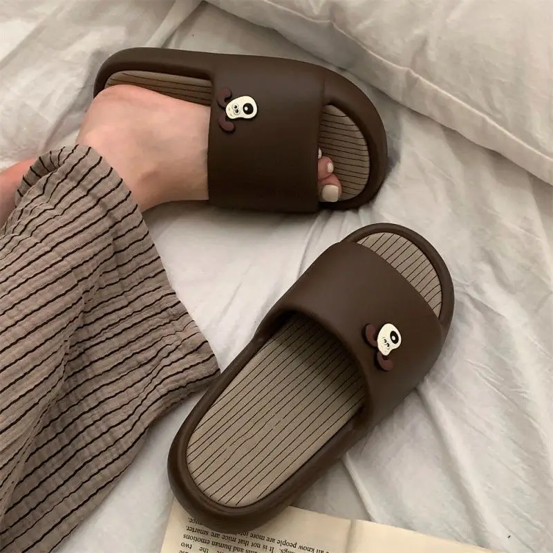 Brown Non-Slip Slippers for Men Women Summer - Image 8
