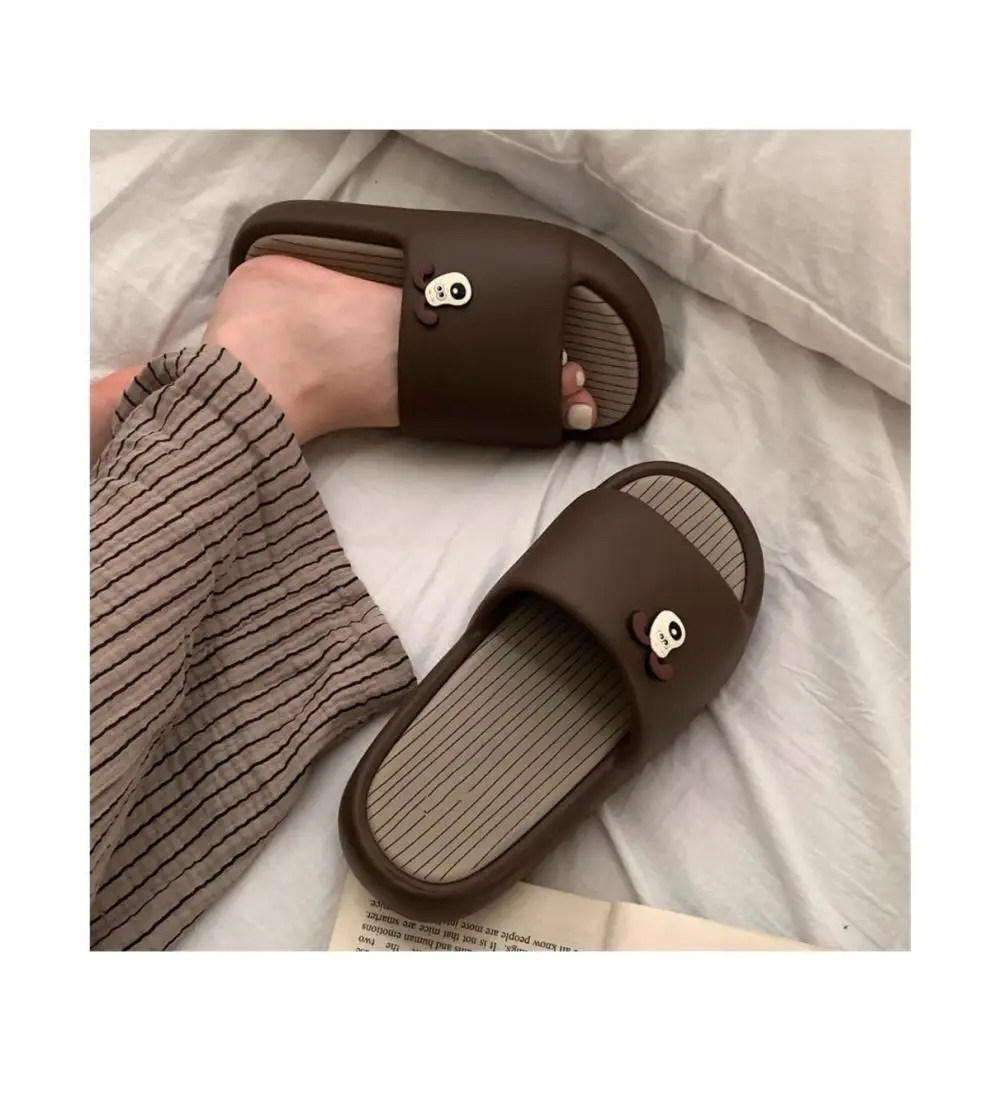 Brown Non-Slip Slippers for Men Women Summer — feature 1