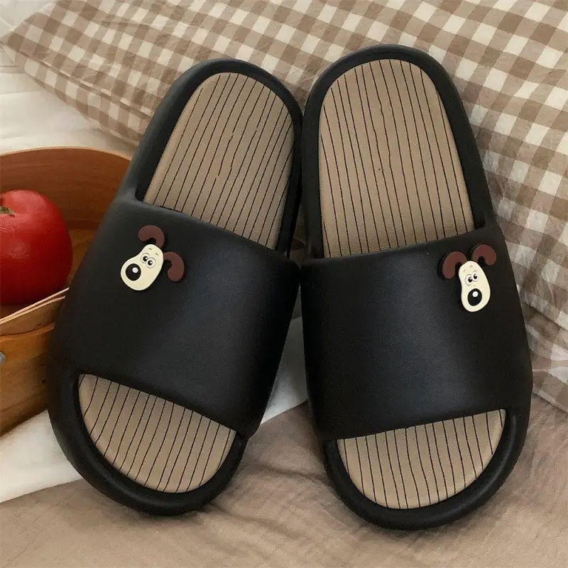 Brown Non-Slip Slippers for Men Women Summer - Image 2