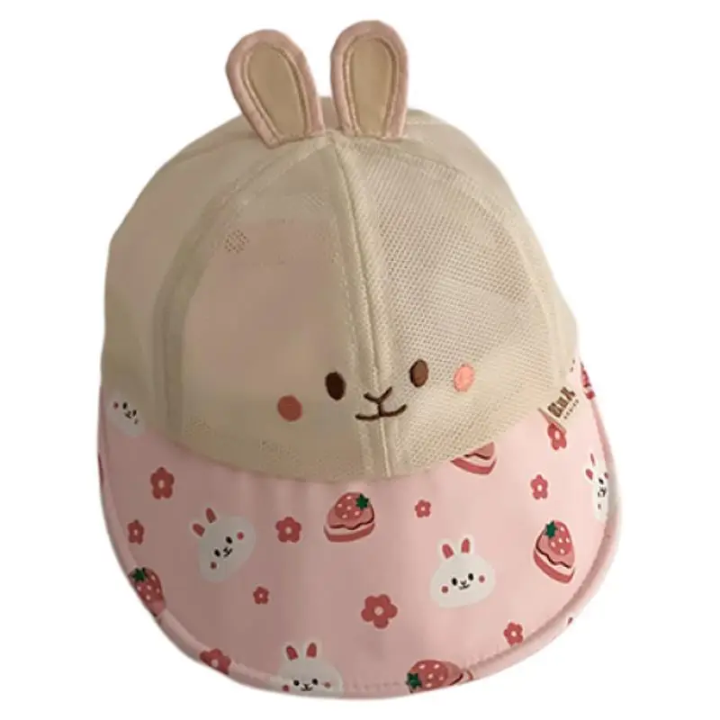 Baby Sunhat with Bunny Ears & Brim Cap - Image 8