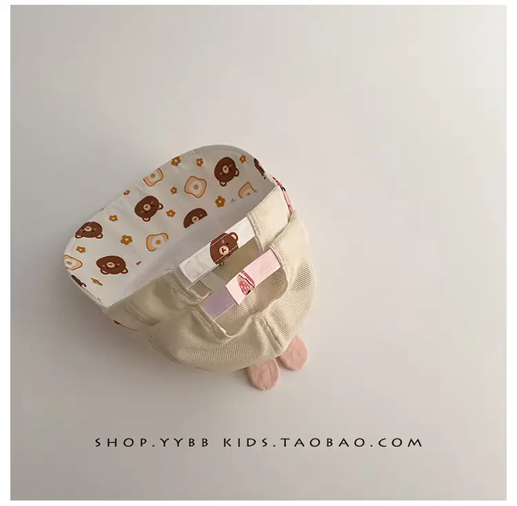 Baby Sunhat with Bunny Ears & Brim Cap — feature 9