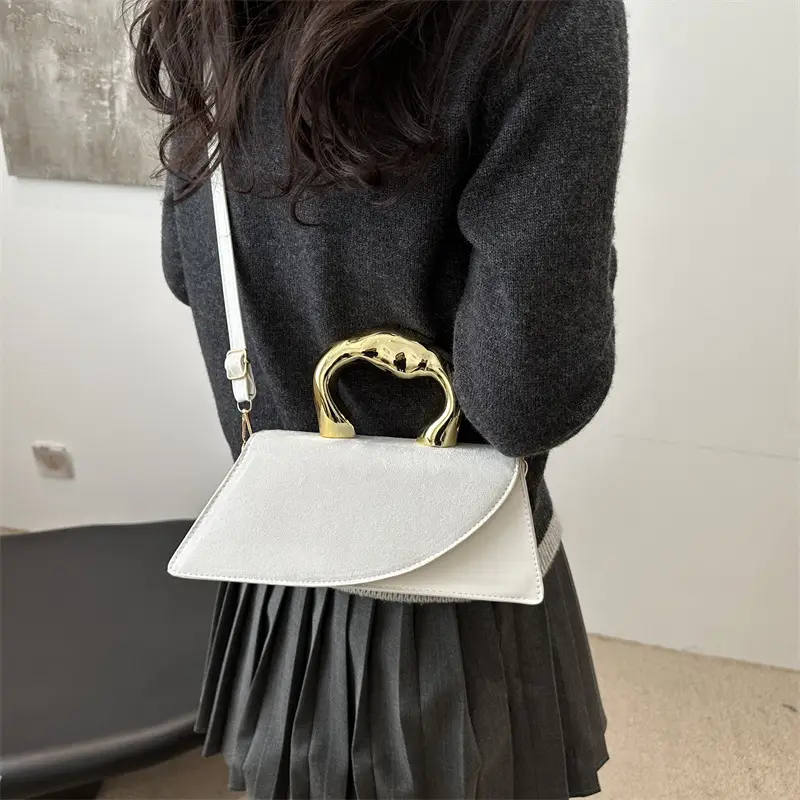 Nude Suede Shoulder Bag for Women 2025 Summer - Image 7