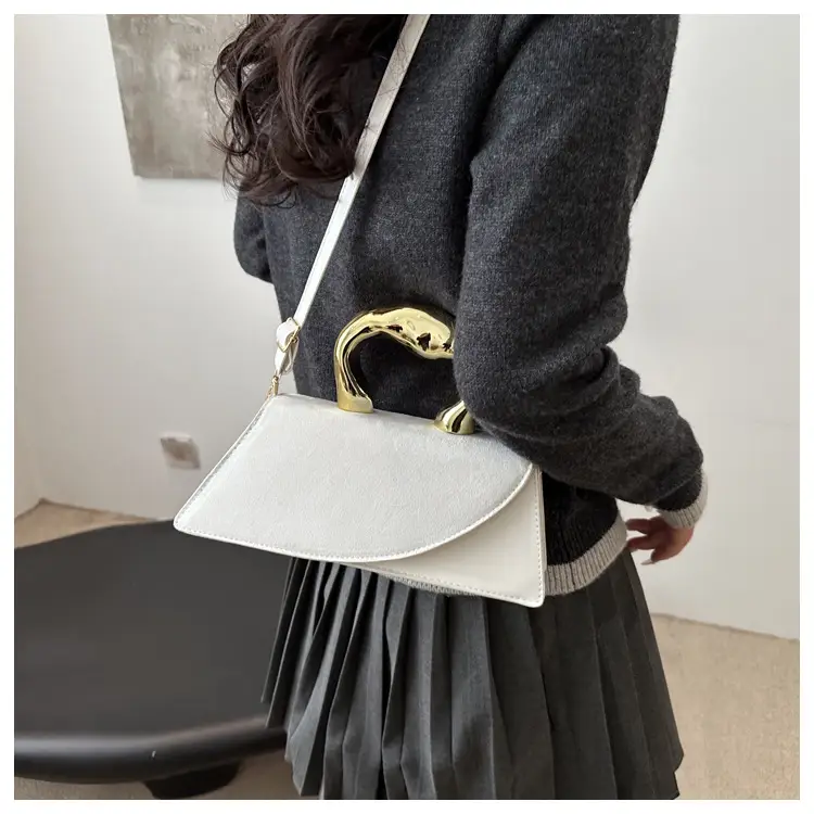 Nude Suede Shoulder Bag for Women 2025 Summer — feature 19