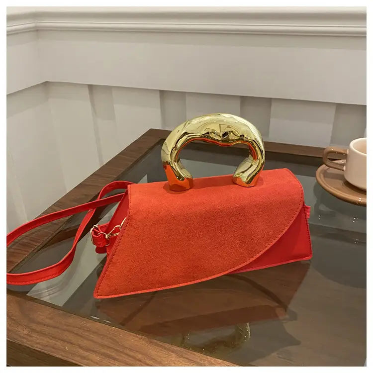 Nude Suede Shoulder Bag for Women 2025 Summer — feature 25