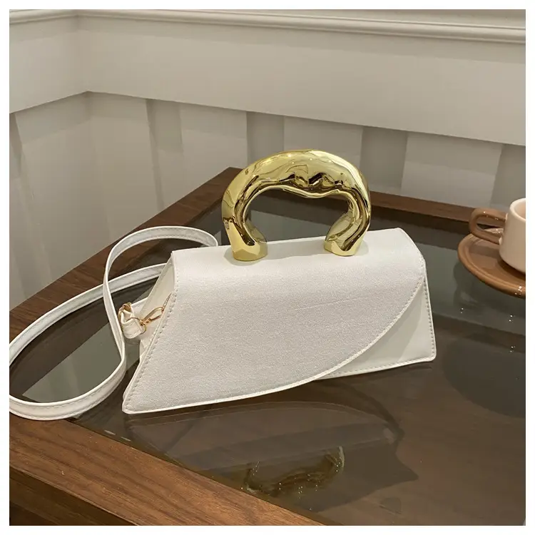 Nude Suede Shoulder Bag for Women 2025 Summer — feature 26