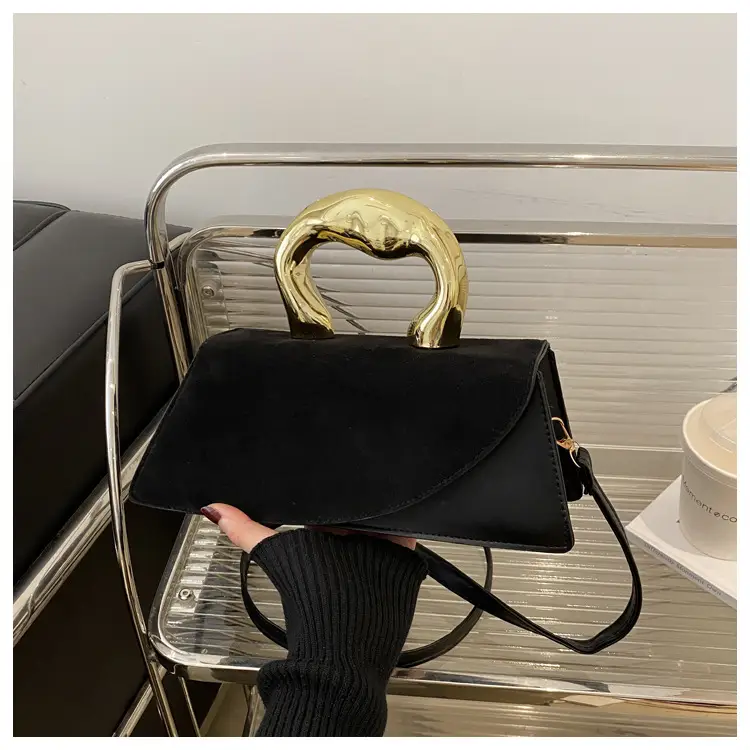 Nude Suede Shoulder Bag for Women 2025 Summer — feature 31