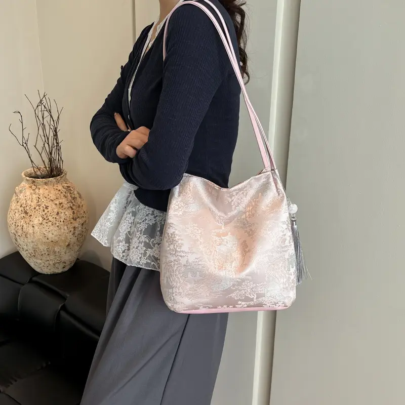 New Chinese Style Large Capacity Shoulder Bag
