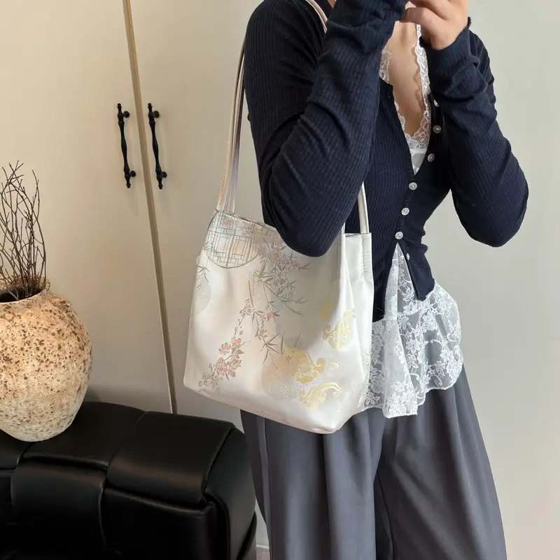New Chinese Style Large Capacity Shoulder Bag