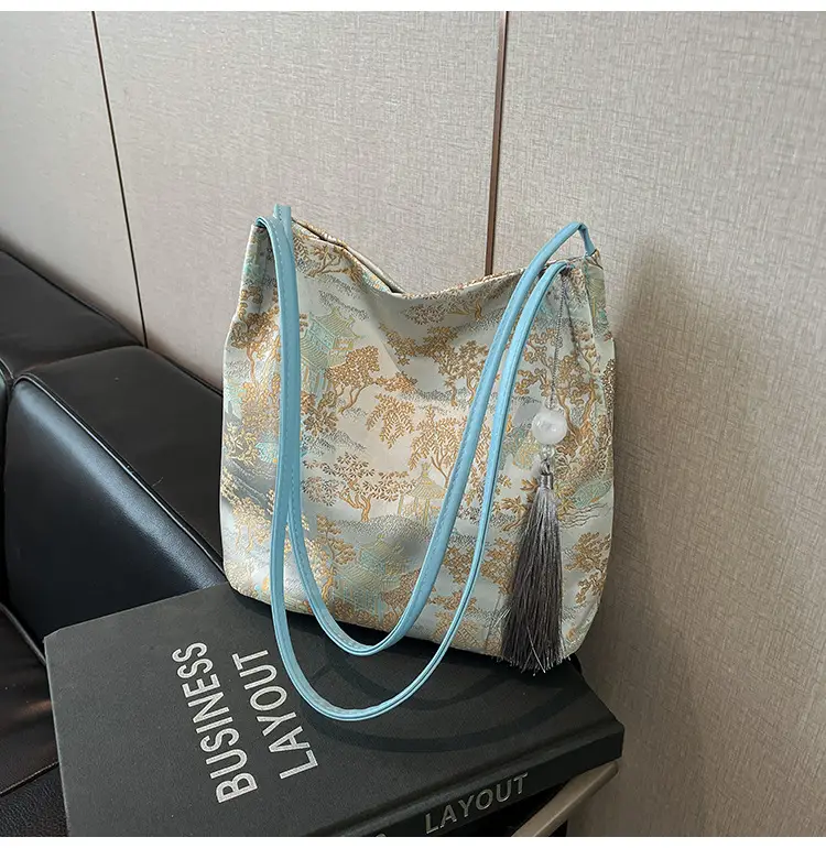 New Chinese Style Large Capacity Shoulder Bag
