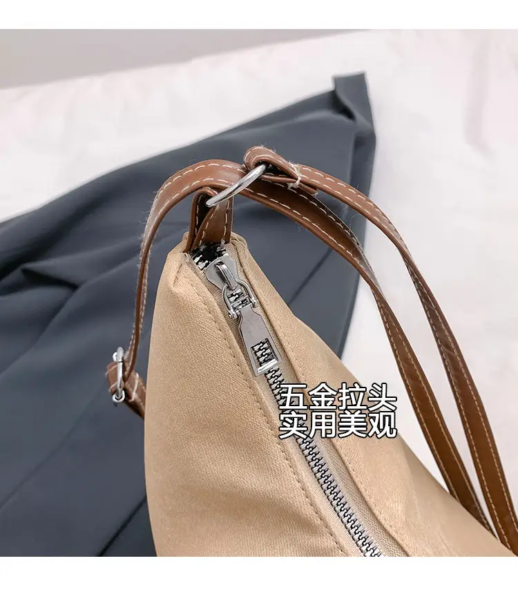 Light Blue Korean Style Shoulder Crossbody Tote Bag for Women — feature 8