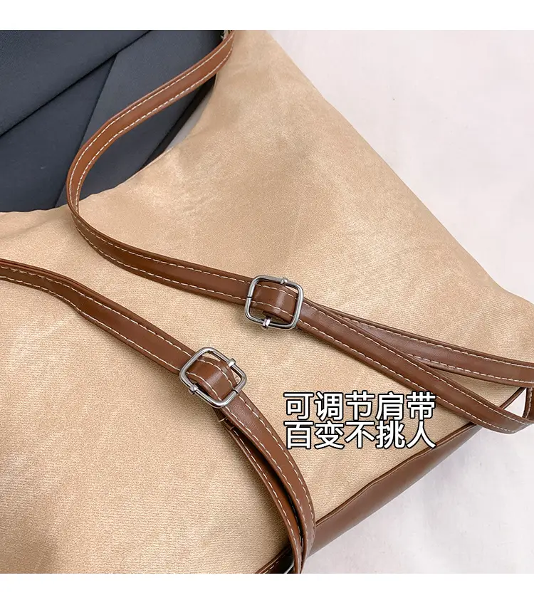 Light Blue Korean Style Shoulder Crossbody Tote Bag for Women — feature 9